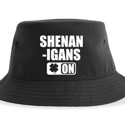 Shenanigans On Drink Mode St. Patrick's Day Clover Sustainable Bucket Hat