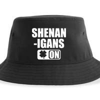 Shenanigans On Drink Mode St. Patrick's Day Clover Sustainable Bucket Hat