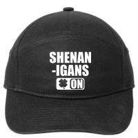Shenanigans On Drink Mode St. Patrick's Day Clover 7-Panel Snapback Hat