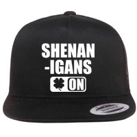 Shenanigans On Drink Mode St. Patrick's Day Clover Flatbill Hat