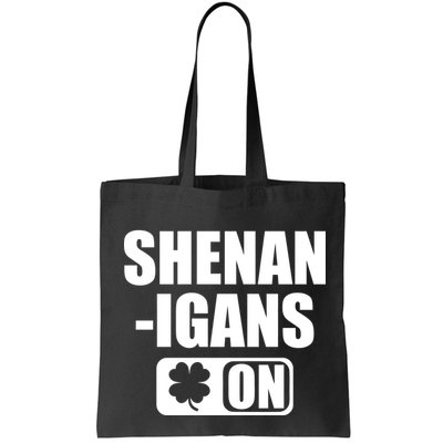 Shenanigans On Drink Mode St. Patrick's Day Clover Bag