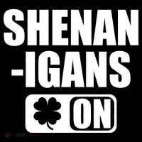 Shenanigans On Drink Mode St. Patrick's Day Clover Cooling Performance Long Sleeve Crew