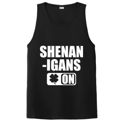 Shenanigans On Drink Mode St. Patrick's Day Clover PosiCharge Competitor Tank