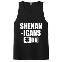 Shenanigans On Drink Mode St. Patrick's Day Clover PosiCharge Competitor Tank