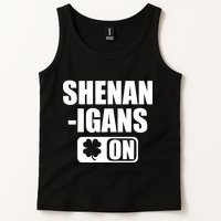 Shenanigans On Drink Mode St. Patrick's Day Clover Tank Top