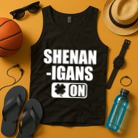 Shenanigans On Drink Mode St. Patrick's Day Clover Tank Top