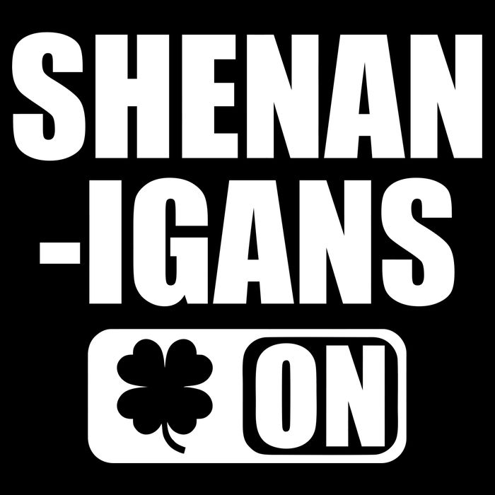 Shenanigans On Drink Mode St. Patrick's Day Clover Short Acrylic Beanie