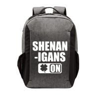 Shenanigans On Drink Mode St. Patrick's Day Clover Vector Backpack