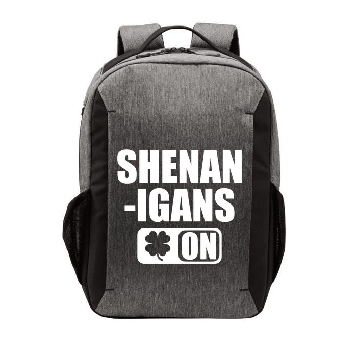 Shenanigans On Drink Mode St. Patrick's Day Clover Vector Backpack