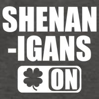 Shenanigans On Drink Mode St. Patrick's Day Clover Vector Backpack