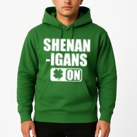 Shenanigans On Drink Mode St. Patrick's Day Clover Hoodie