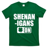 Shenanigans On Drink Mode St. Patrick's Day Clover T-Shirt