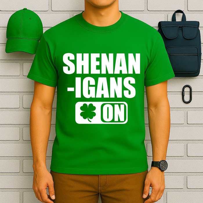 Shenanigans On Drink Mode St. Patrick's Day Clover T-Shirt