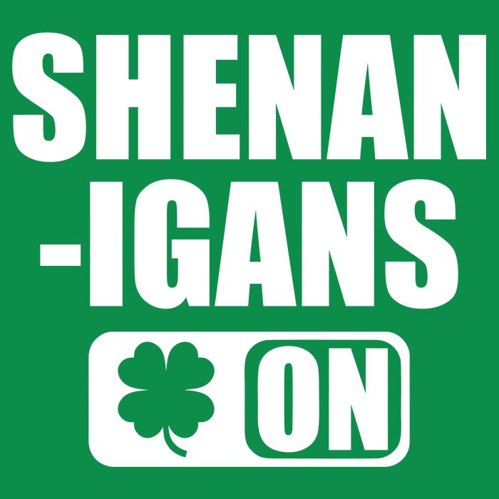 Shenanigans On Drink Mode St. Patrick's Day Clover T-Shirt