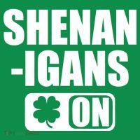 Shenanigans On Drink Mode St. Patrick's Day Clover Kids T-Shirt