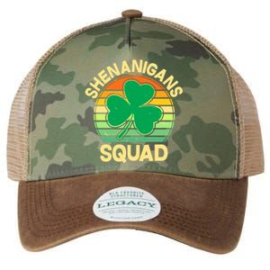 Shenanigans Squad Shamrock St Patricks Day Legacy Tie Dye Trucker Hat