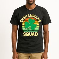 Shenanigans Squad Shamrock St Patricks Day Tall T-Shirt