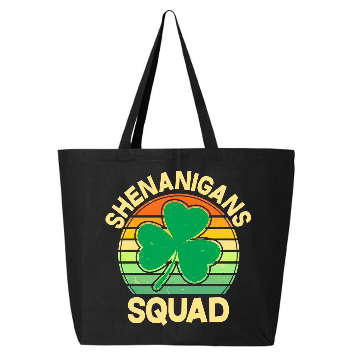 Shenanigans Squad Shamrock St Patricks Day 25L Jumbo Tote