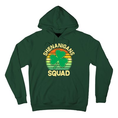 Shenanigans Squad Shamrock St Patricks Day Hoodie