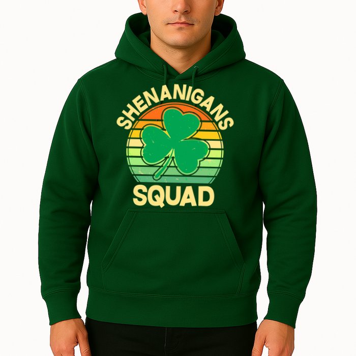 Shenanigans Squad Shamrock St Patricks Day Hoodie