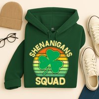 Shenanigans Squad Shamrock St Patricks Day Hoodie