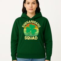 Shenanigans Squad Shamrock St Patricks Day Hoodie