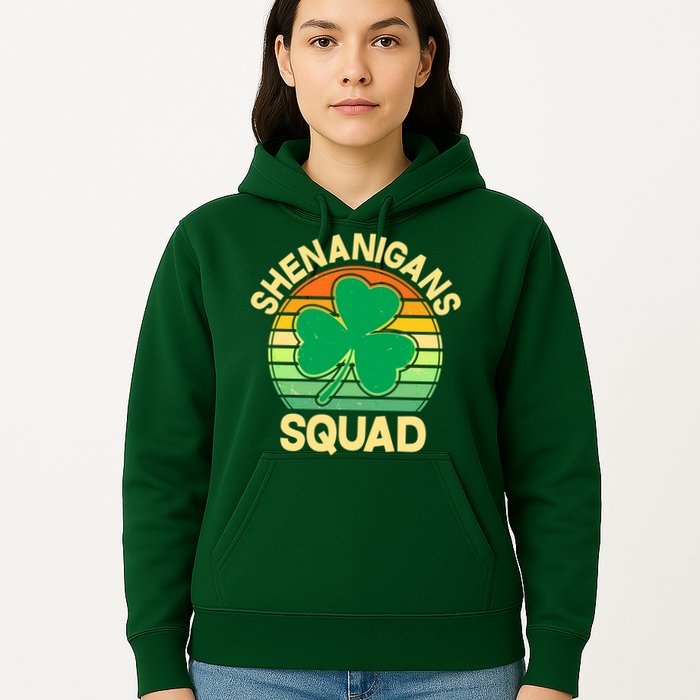Shenanigans Squad Shamrock St Patricks Day Hoodie