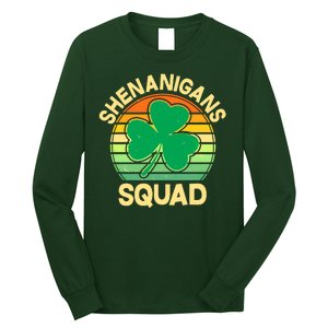 Shenanigans Squad Shamrock St Patricks Day Long Sleeve Shirt