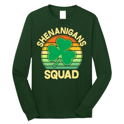Shenanigans Squad Shamrock St Patricks Day Long Sleeve Shirt