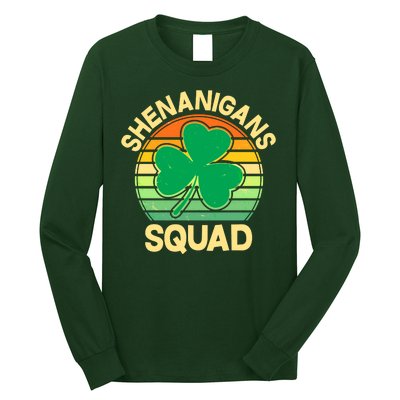 Shenanigans Squad Shamrock St Patricks Day Long Sleeve Shirt