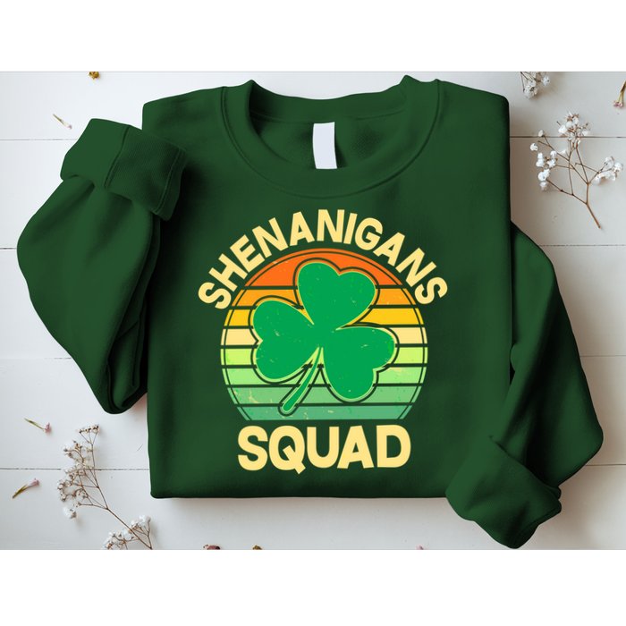 Shenanigans Squad Shamrock St Patricks Day Sweatshirt