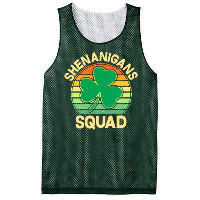 Shenanigans Squad Shamrock St Patricks Day Mesh Reversible Basketball Jersey Tank