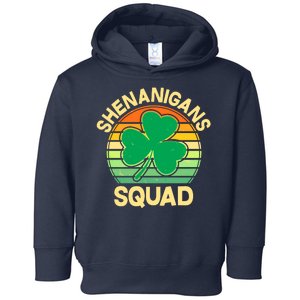 Shenanigans Squad Shamrock St Patricks Day Toddler Hoodie