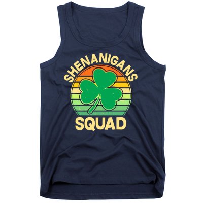 Shenanigans Squad Shamrock St Patricks Day Tank Top