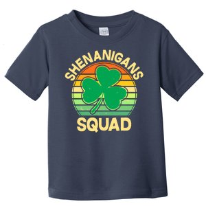 Shenanigans Squad Shamrock St Patricks Day Toddler T-Shirt