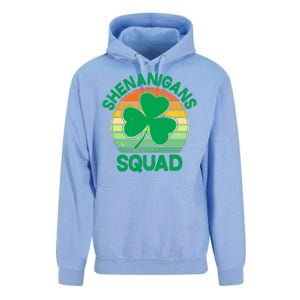 Shenanigans Squad Shamrock St Patricks Day Unisex Surf Hoodie