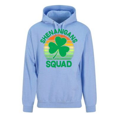 Shenanigans Squad Shamrock St Patricks Day Unisex Surf Hoodie