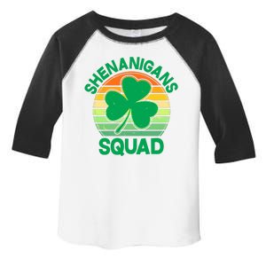 Shenanigans Squad Shamrock St Patricks Day Toddler Fine Jersey T-Shirt