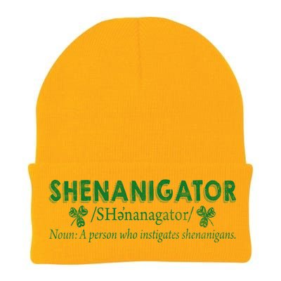 Shenanigator A Person Who Instigates Shenanigans Knit Cap Winter Beanie