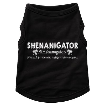 Shenanigator A Person Who Instigates Shenanigans Doggie Tank