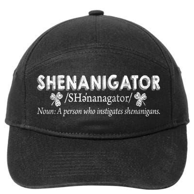 Shenanigator A Person Who Instigates Shenanigans 7-Panel Snapback Hat