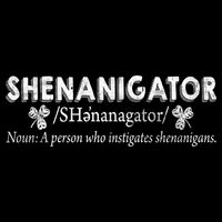Shenanigator A Person Who Instigates Shenanigans Drawstring Bag