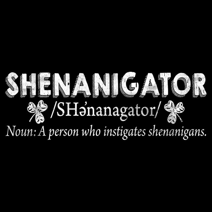 Shenanigator A Person Who Instigates Shenanigans Drawstring Bag