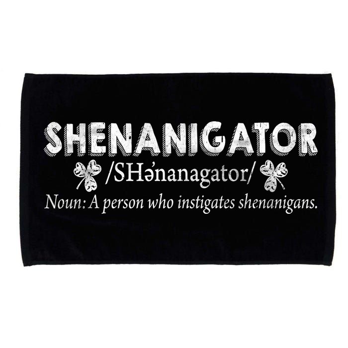 Shenanigator A Person Who Instigates Shenanigans Microfiber Hand Towel