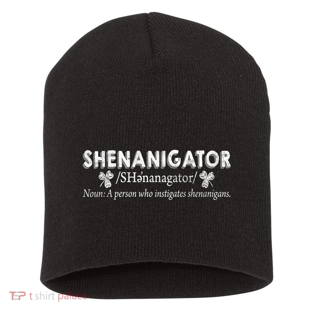 Shenanigator A Person Who Instigates Shenanigans Short Acrylic Beanie