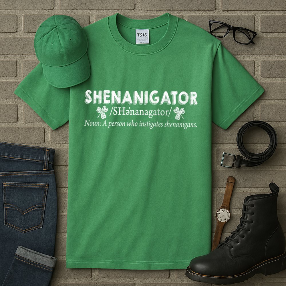 Shenanigator A Person Who Instigates Shenanigans Tall T-Shirt