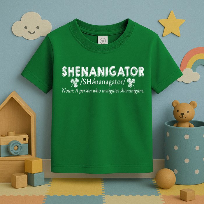 Shenanigator A Person Who Instigates Shenanigans Toddler T-Shirt