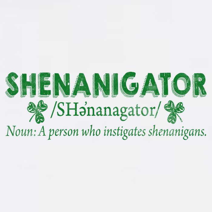 Shenanigator A Person Who Instigates Shenanigans Garment-Dyed Sweatshirt