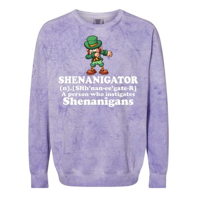 Shenanigator Definition Colorblast Crewneck Sweatshirt