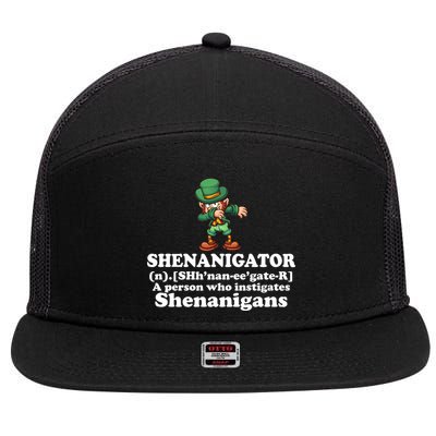 Shenanigator Definition 7 Panel Mesh Trucker Snapback Hat